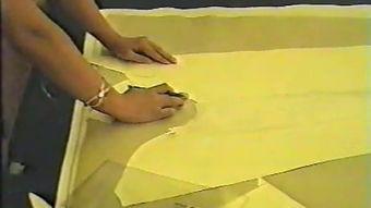 成人棉花面裤裁剪视频